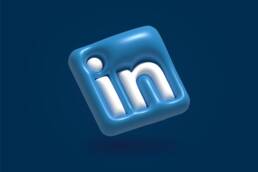 Linkedin Logo 3d Inflated